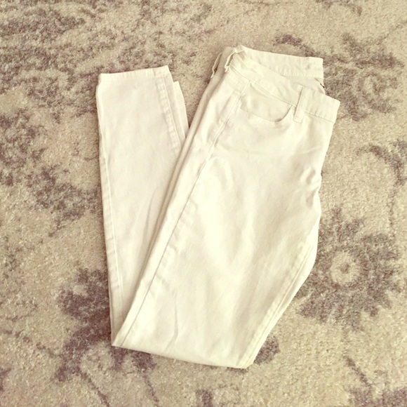 thick white jeggings