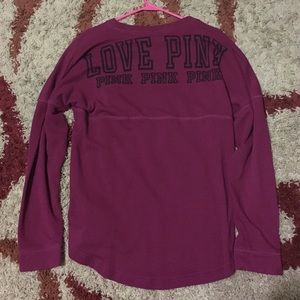 VS pink long sleeve shirt