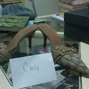 Gucci slip on heels