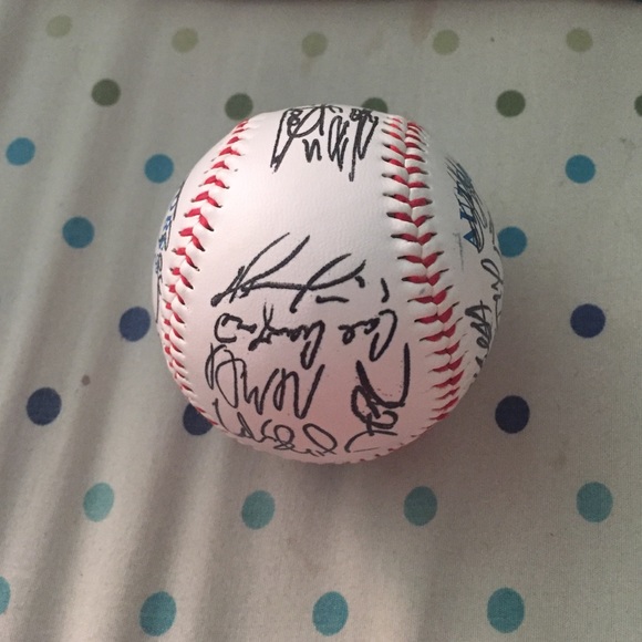 Signed Red Sox baseball 2012