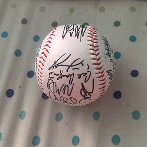 Signed Red Sox baseball 2012