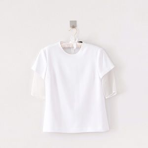 Crepe Baseball-style Top