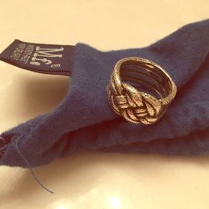 Mignon Faget Braided Knot ring