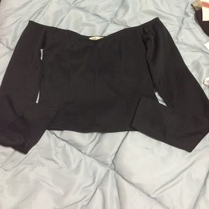 Off Shoulder Crop Top