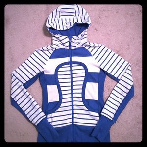 Pipe Dream Stripe Scuba Hoodie Jacket- Lululemon