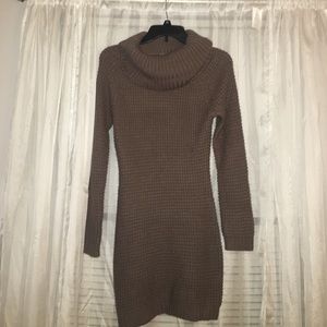 Charlotte Russe Cowl Sweater Tunic/Dress. Size:XS