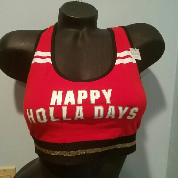 Victorias Secret PINK Holiday Yoga Bra & Panties - Picture 3 of 4