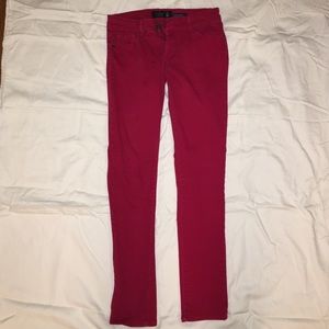 Red jeans