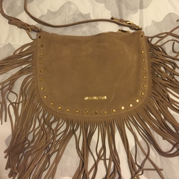 Michael Kors  suede fridge bag.