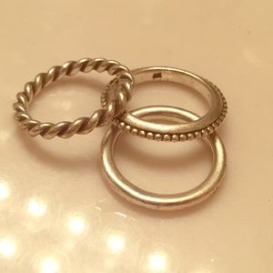 Pandora stackable rings