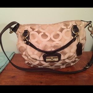 🔴SOLD🔴Coach Kristin Op Art Round Satchel