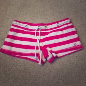 Pink and white striped Kirra Sunshine shorts Small