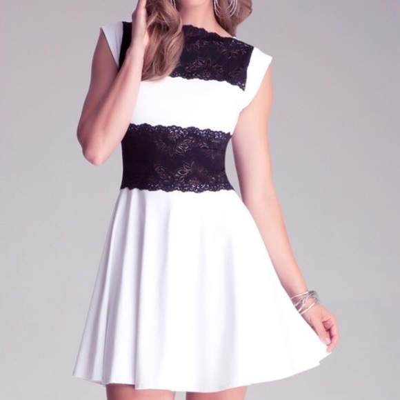 BEBE LACE DRESS