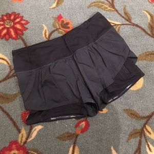 Lululemon shorts with built in spandex