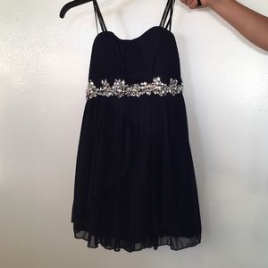 Navy HomeComing Dress