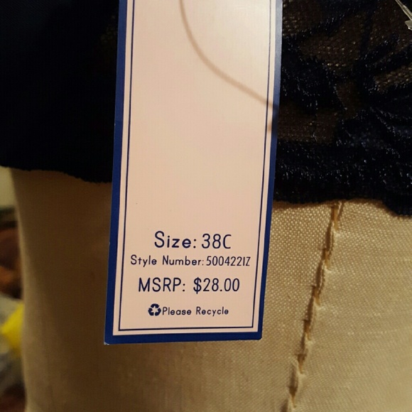 IZOD Intimates dark blue bra - Picture 3 of 3