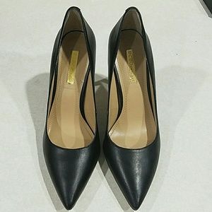 Bcbgeneration Black leather high heels