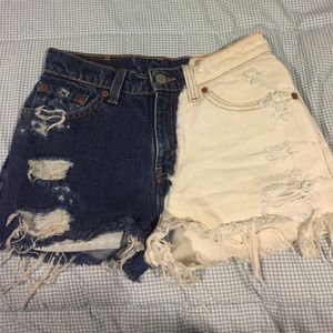 High waisted Levi Shorts