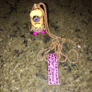 Betsey Johnson angry pink shoe minion