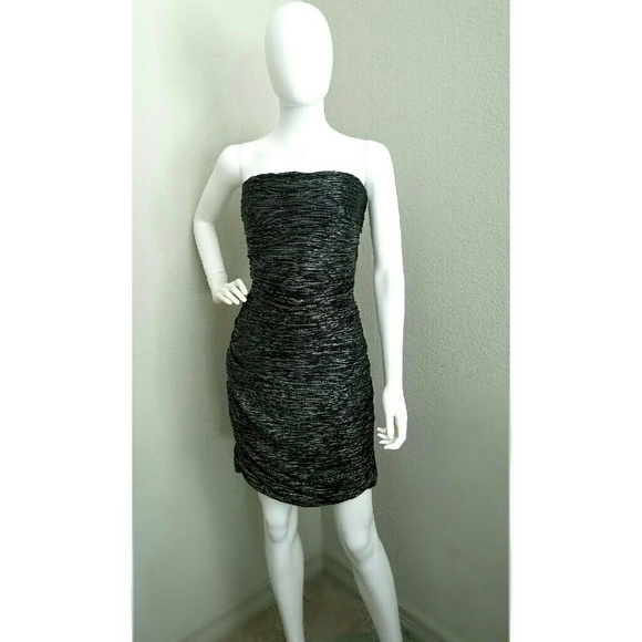 Black and Silver Coquetel Dress - Picture 1 of 4