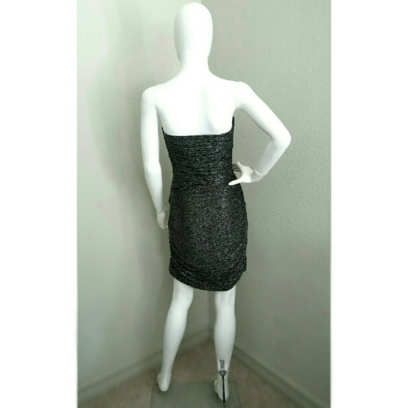 Black and Silver Coquetel Dress - Picture 2 of 4