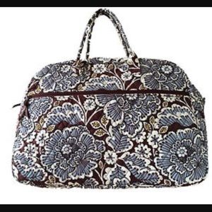 Vera Bradley grand traveler in Slate Blooms