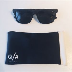 Black Matte Quay Australia Sunglasses