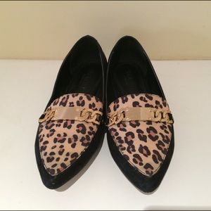 Shoe Cult leopard loafers 38