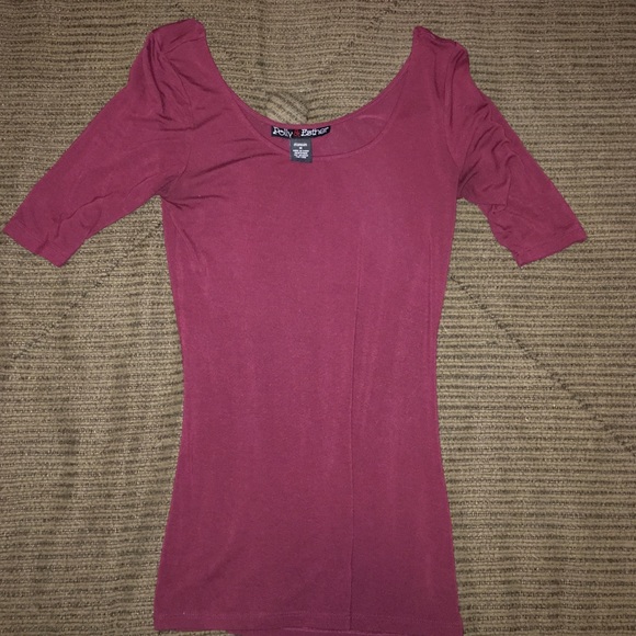Maroon shirt