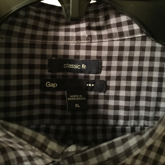 GAP Button Down - Greyish Blue & Dark Navy - Picture 3 of 3
