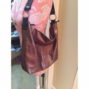 Real Leather Brand New Bronze Ellington Bag