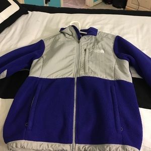 Purple north face jacket