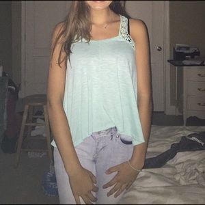 Teal tank top