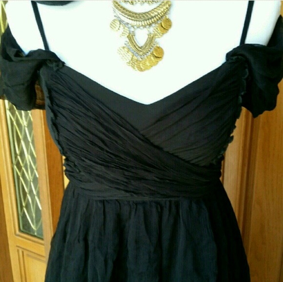 *LAST* FREE PEOPLE Black Belladonna Maxi Dress NWT - Picture 2 of 4