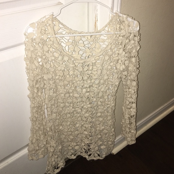 Crochet bathing suit cover