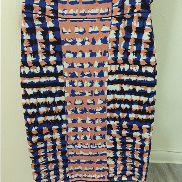 BCBGMAXAZRIA multi colored pencil skirt