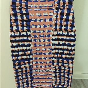 BCBGMAXAZRIA multi colored pencil skirt
