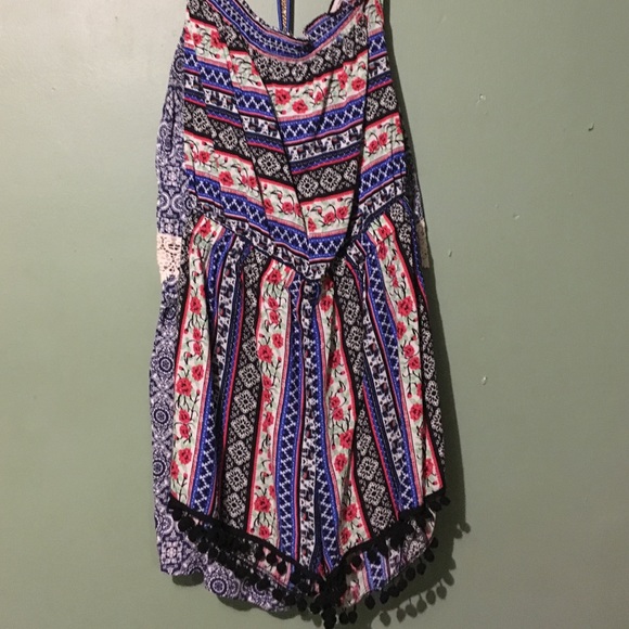 strapless romper!
