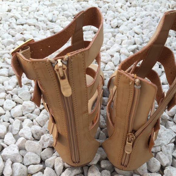 Beige gladiator sandal Rome - Picture 3 of 4