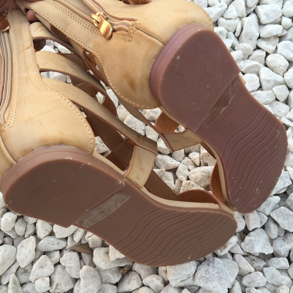 Beige gladiator sandal Rome - Picture 4 of 4