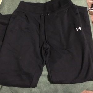 under armour sweatpants!!!