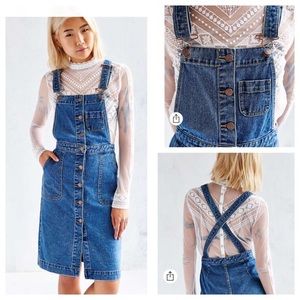 Denim Overall Dress