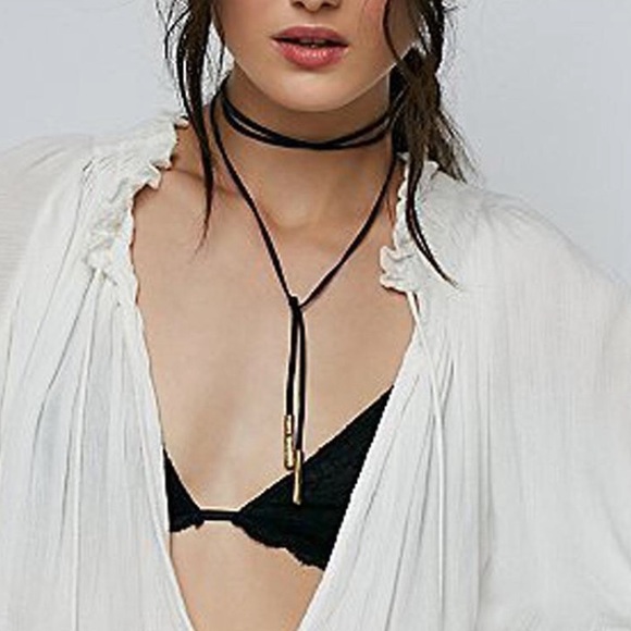 Black Velvet Lariat - Picture 2 of 3