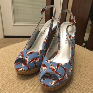 Audrey Brooke wedges. NEW.