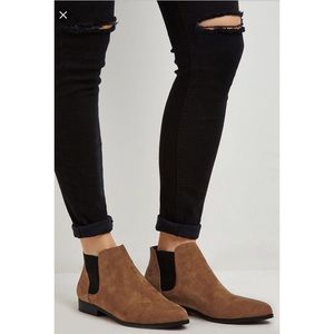 Suede chelsea boots