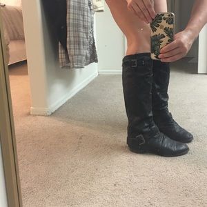Black boots
