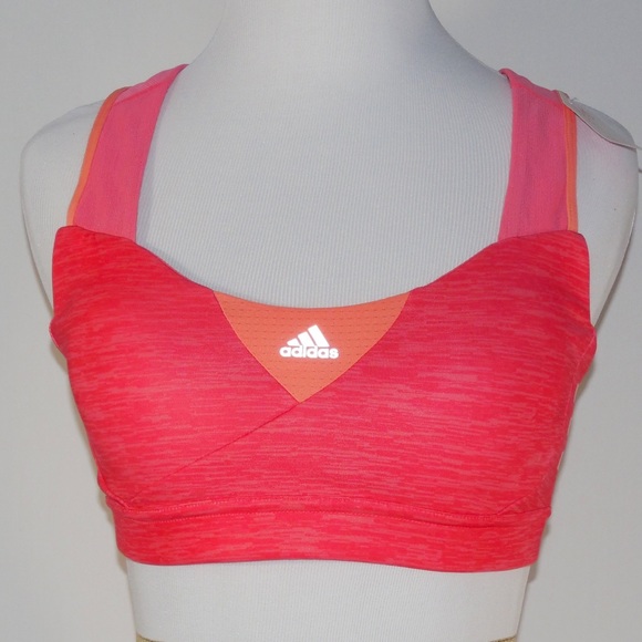 Adidas pink sports bra
