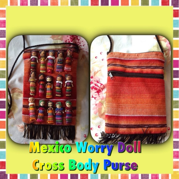 Worry Doll Purse from Mexico Cross Body Adorable