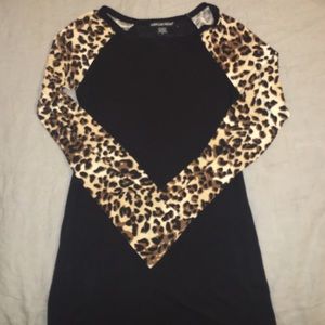 Leopard Baseball tee