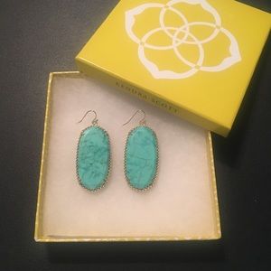 Kendra Scott turquoise earrings